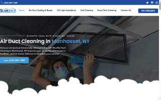 BlueSky Duct Cleaning website