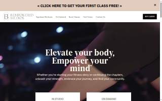 BMB Empowered Studios website