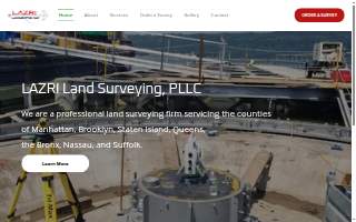 Lazri Land Surveying PLLC of Manhasset website