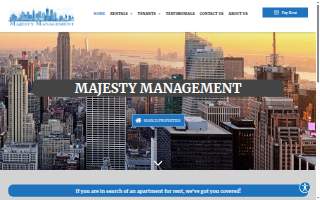 Majesty Management website