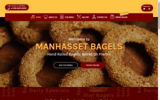Manhasset Bagels website