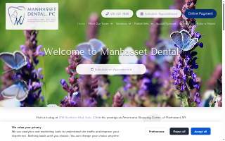 Manhasset Dental website