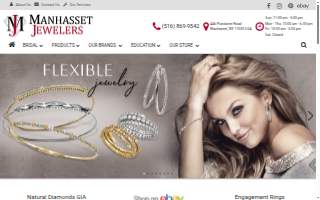 Manhasset Jewelers website