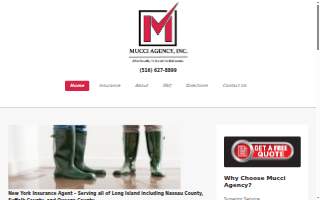 Mucci Agency website