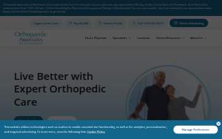 Orthopaedic Associates of Manhasset website