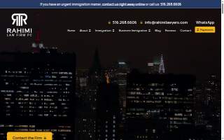 Rahimi Law Firm P.C. website
