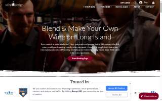 wineUdesign of Manhasset website