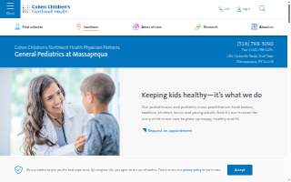 Cohen Children's Northwell Health General Pediatrics at Massapequa website