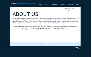 CRN Home Inspection website