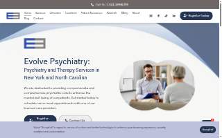 Evolve Psychiatry of Massapequa website