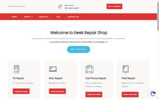 Geek Repair Shop of Wantagh website