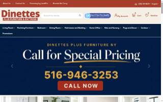 Dinettes Plus Furniture NY website