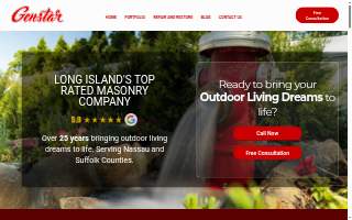 Genstar Masonry and Landscaping of Massapequa Park website