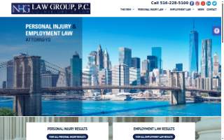 The NHG Law Group P.C. website