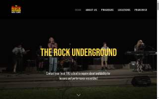 The Rock Underground website