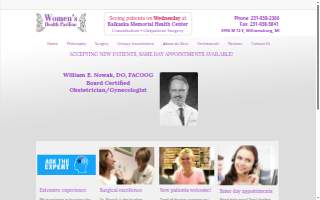The Woman's Health Pavilion website