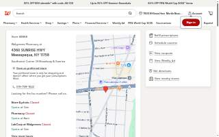 Walgreens of Massapequa website