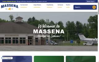 Massena Community Center website
