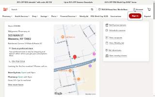 Walgreens of Massena website