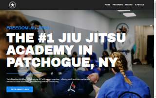 Freedom Jiu Jitsu website