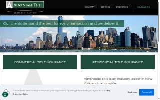 Advantage Title of Melville website