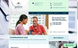 Dementia Care Aides Inc website