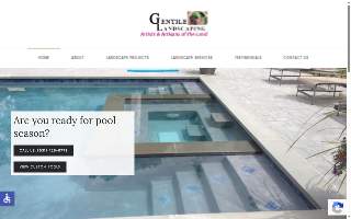 Gentile Landscaping Inc website