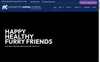 Huntington Animal Hospital of Melville website