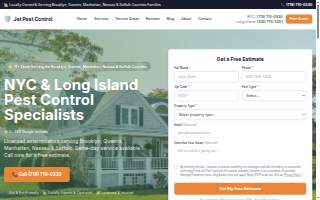 Jet Pest Control website