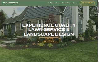 JTM Landscaping website
