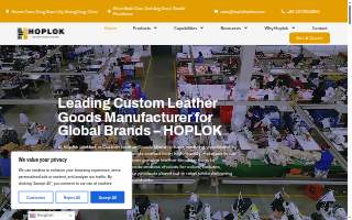 Leather goods manufacturer website