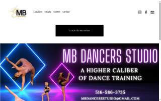 MB Dancers Studio of Melville website