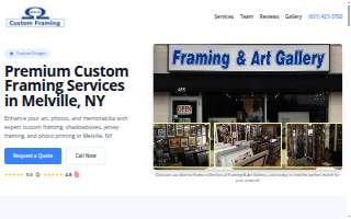 Omega Framing & Embroidery website