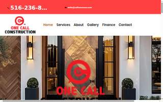 OneCall Construction Co. website