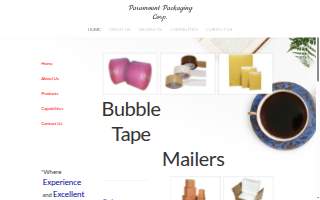 Paramount Packaging Corporation website