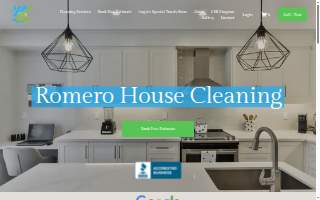 Romero House Cleaning Inc of Melville website