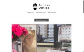 Access Optical website