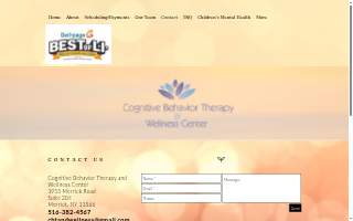 Cognitive Behavior Therapy and Wellness Center website