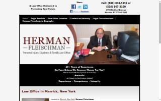 Herman I Fleischman Law Office website