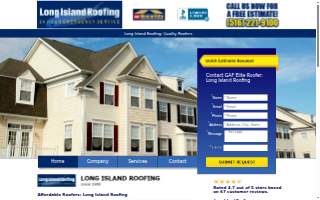 Long Island Roofing of Merrick website