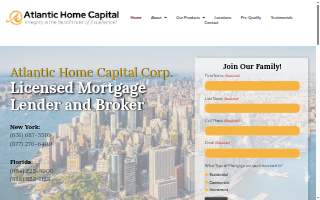 Atlantic Home Capital - Mortgage Lender New York of Middle Island website