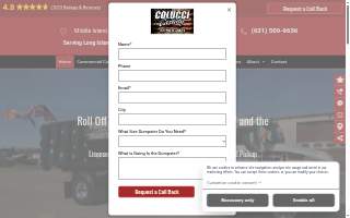 Colucci Carting website