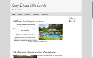 Long Island Elite Waitstaff & Events website