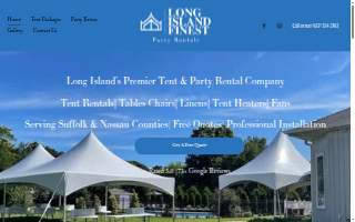 Long Island Finest Party Rentals website