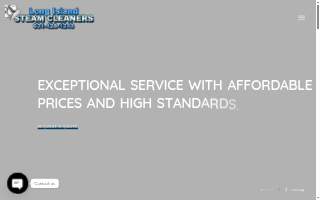 Long Island Steam Cleaners website