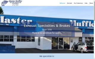 Master Muffler & Brakes website