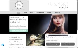 Middle Island Hair Cutters website