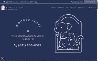 Wooded Acres Animal Hospital website
