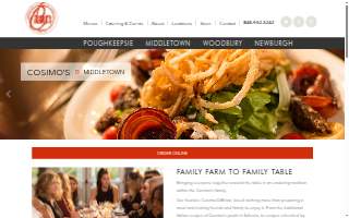 Cosimo's Brick Oven website