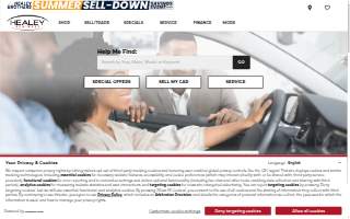 Healey Chevrolet website